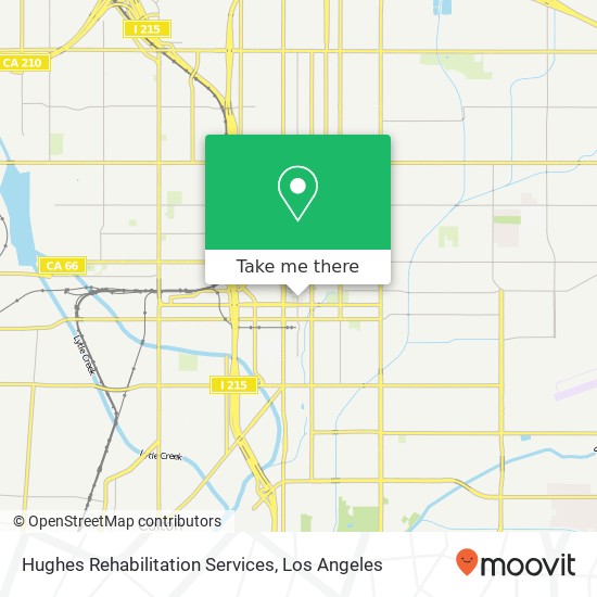 Mapa de Hughes Rehabilitation Services