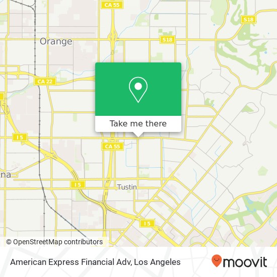 Mapa de American Express Financial Adv