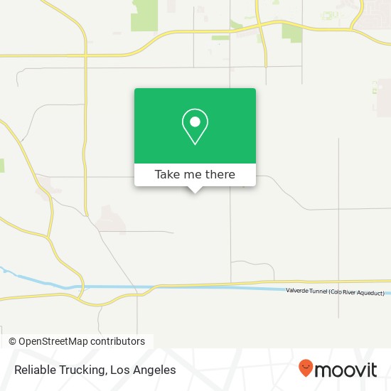 Reliable Trucking map