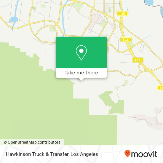 Hawkinson Truck & Transfer map