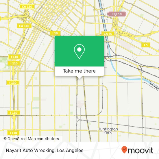 Nayarit Auto Wrecking map