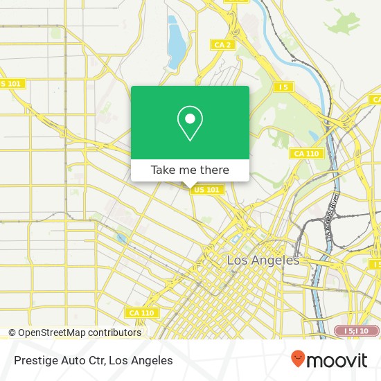 Mapa de Prestige Auto Ctr