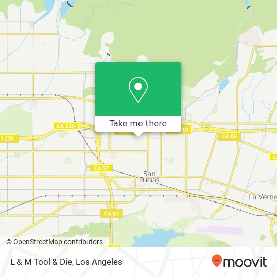 L & M Tool & Die map