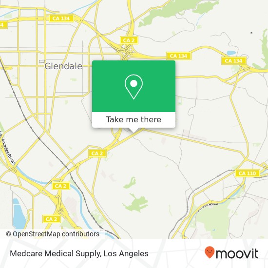 Medcare Medical Supply map