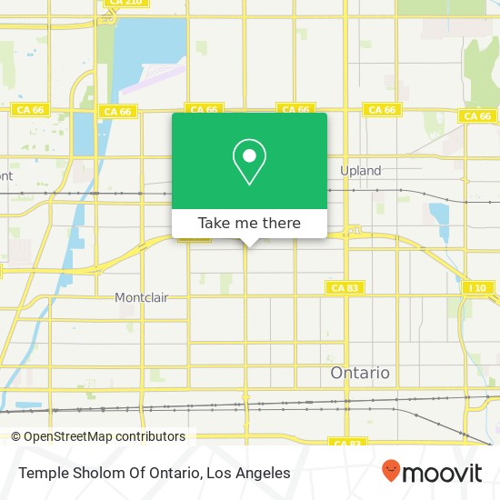 Mapa de Temple Sholom Of Ontario