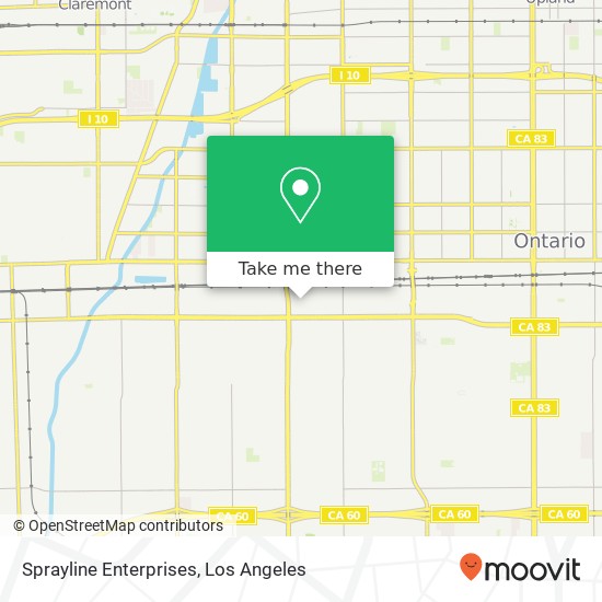 Sprayline Enterprises map