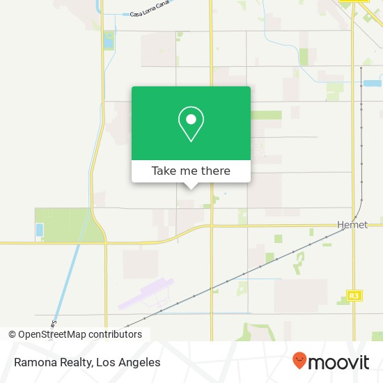 Ramona Realty map