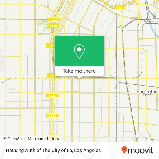 Mapa de Housing Auth of The City of La