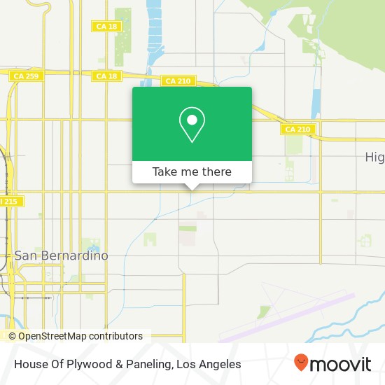 House Of Plywood & Paneling map