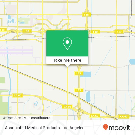Associated Medical Products map