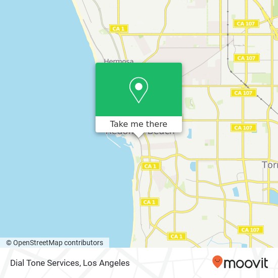 Dial Tone Services map