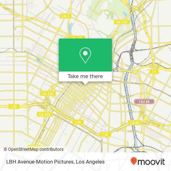 Mapa de LBH Avenue-Motion Pictures