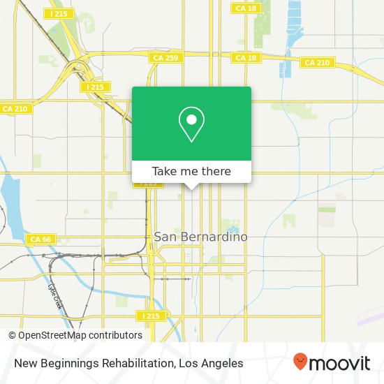 New Beginnings Rehabilitation map