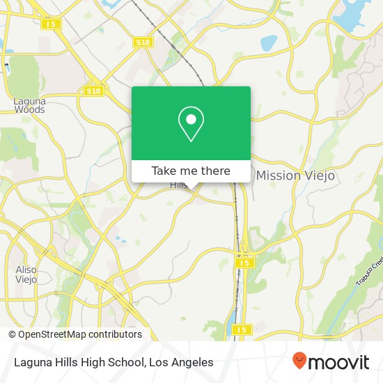 Mapa de Laguna Hills High School