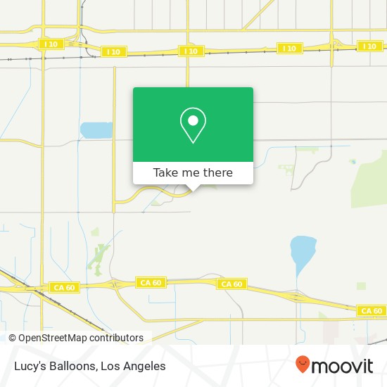 Lucy's Balloons map