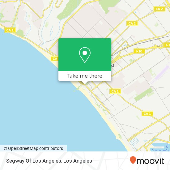 Mapa de Segway Of Los Angeles