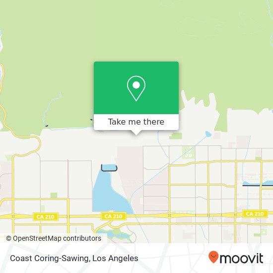 Mapa de Coast Coring-Sawing