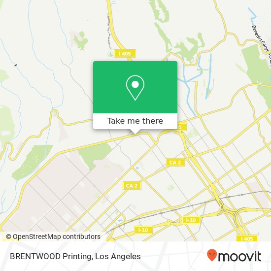 BRENTWOOD Printing map