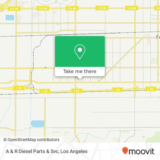 A & R Diesel Parts & Svc map