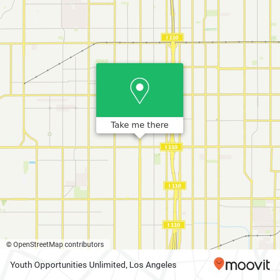 Mapa de Youth Opportunities Unlimited