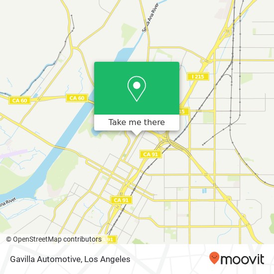 Gavilla Automotive map