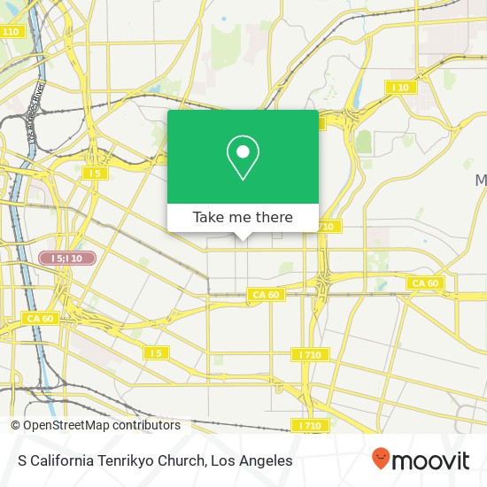 S California Tenrikyo Church map