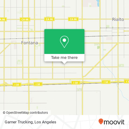 Garner Trucking map