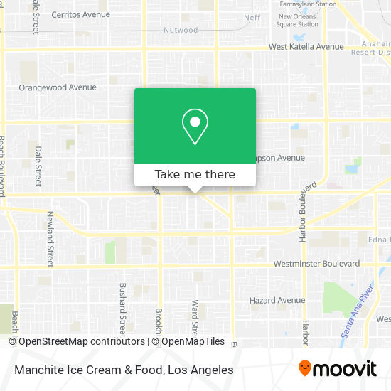 Manchite Ice Cream & Food map