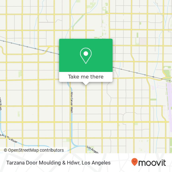 Mapa de Tarzana Door Moulding & Hdwr