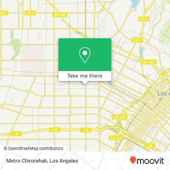 Metro Chirorehab map