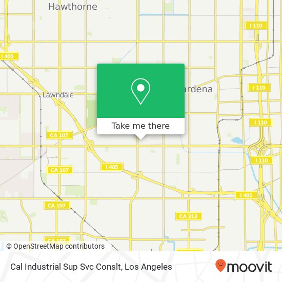 Mapa de Cal Industrial Sup Svc Conslt