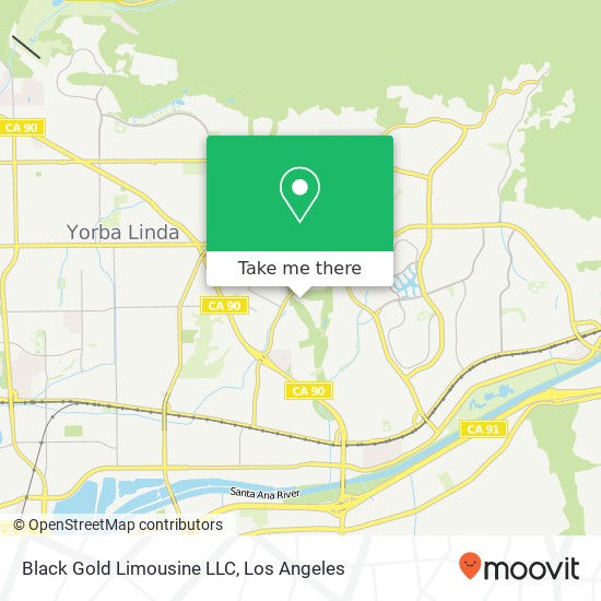 Mapa de Black Gold Limousine LLC