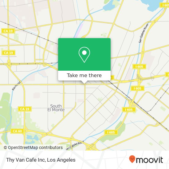 Thy Van Cafe Inc map