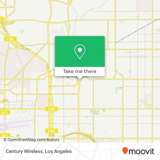 Century Wireless map