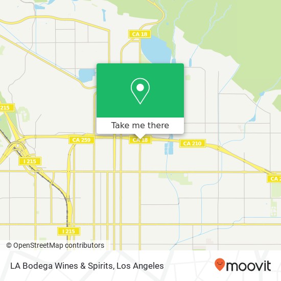 LA Bodega Wines & Spirits map