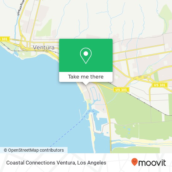 Coastal Connections Ventura map