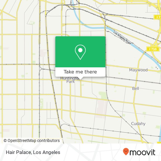 Hair Palace map