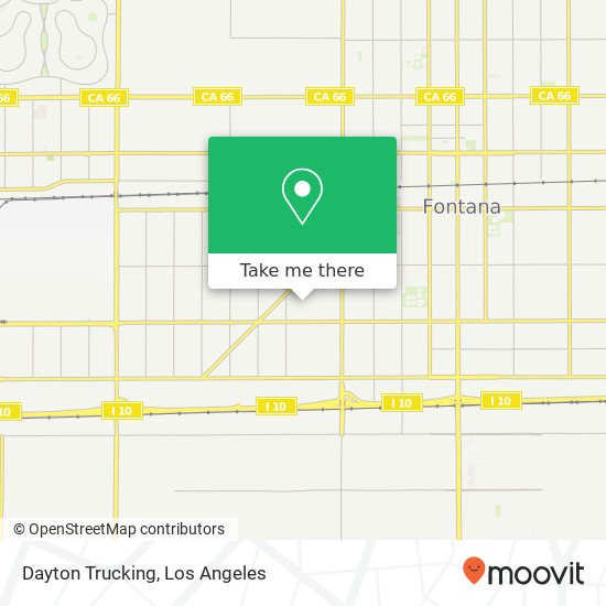 Mapa de Dayton Trucking