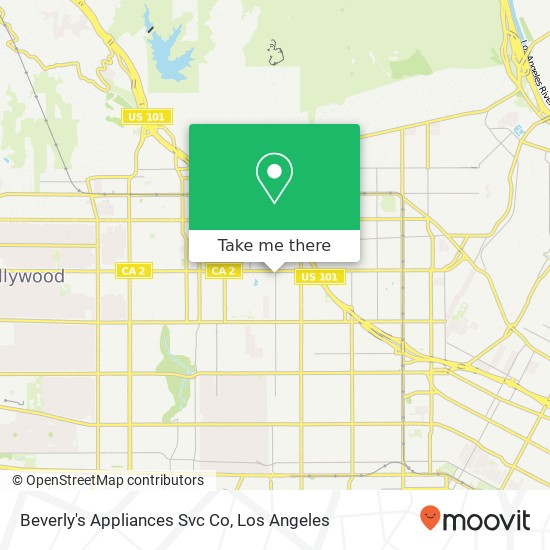 Beverly's Appliances Svc Co map