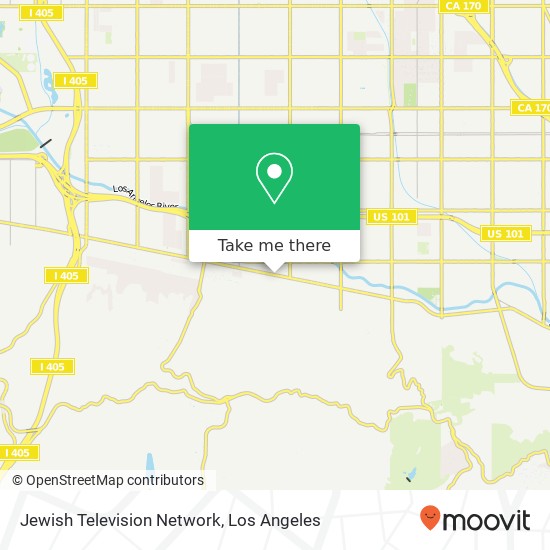 Mapa de Jewish Television Network