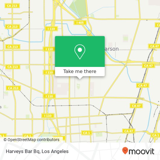 Harveys Bar Bq map