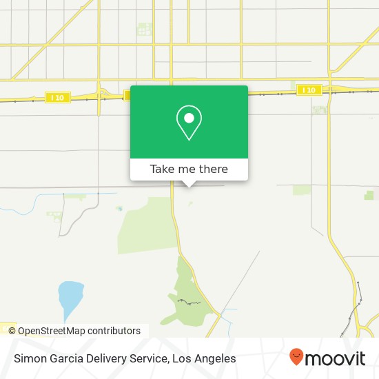 Mapa de Simon Garcia Delivery Service