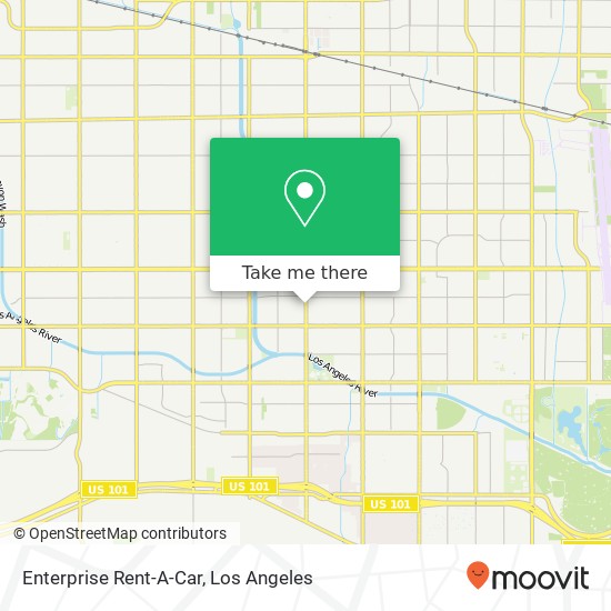 Mapa de Enterprise Rent-A-Car