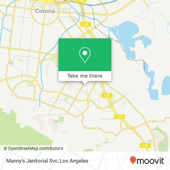 Manny's Janitorial Svc map