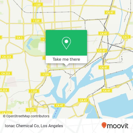 Mapa de Ionac Chemical Co