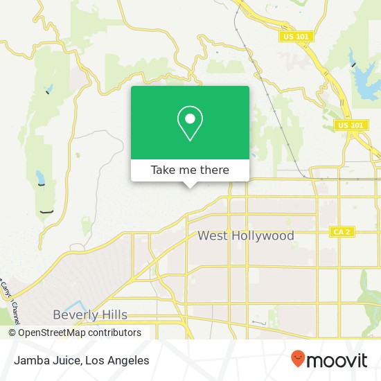 Jamba Juice map