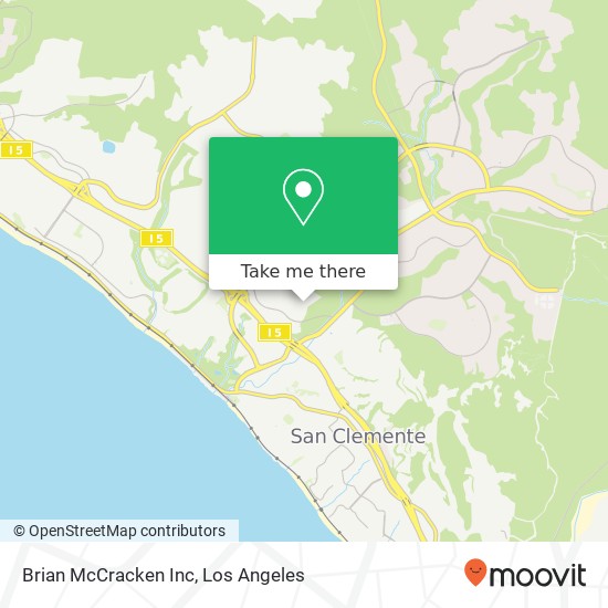 Brian McCracken Inc map