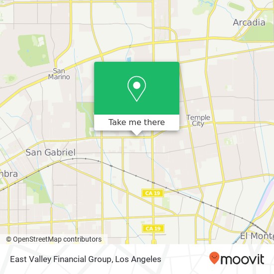 East Valley Financial Group map