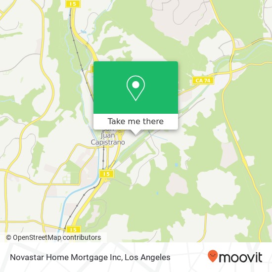 Mapa de Novastar Home Mortgage Inc