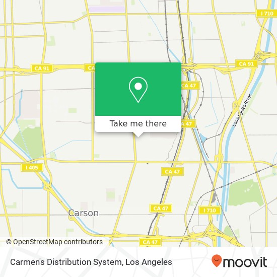 Carmen's Distribution System map